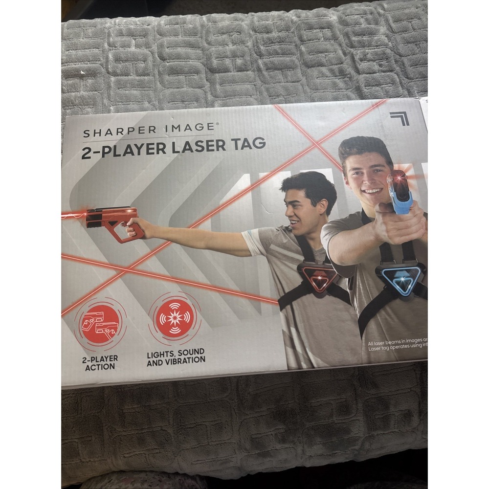 Sharper Image 1005704 Two Player Electronic Laser Tag Gaming
